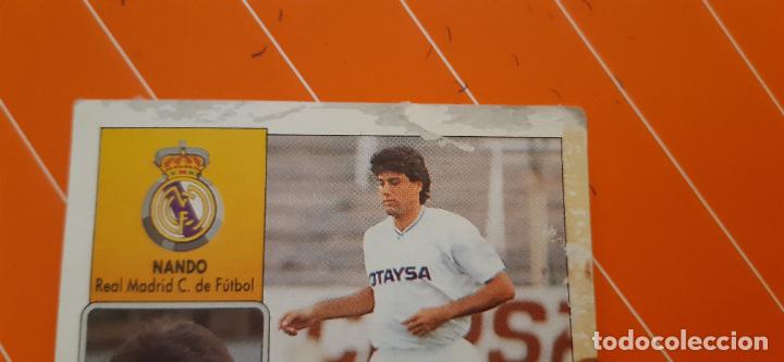Cromos de f&uacute;tbol: 92 93 ESTE REAL MADRID version nando - Foto 2