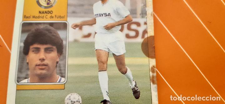 Cromos de f&uacute;tbol: 92 93 ESTE REAL MADRID version nando - Foto 3