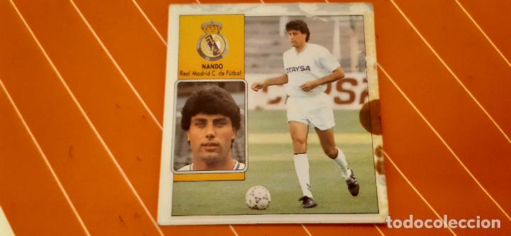 Cromos de f&uacute;tbol: 92 93 ESTE REAL MADRID version nando - Foto 1