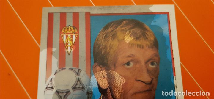 Cromos de f&uacute;tbol: 92 93 ESTE SPORTING DE GIJON BERT JACOBS - Foto 2