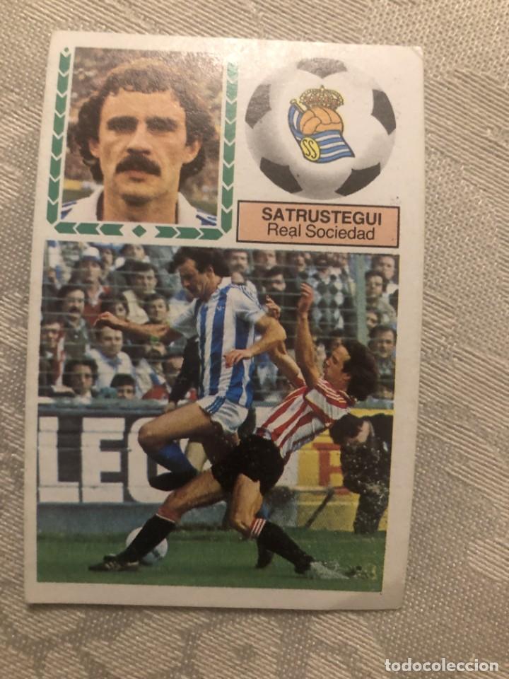 Cromos de f&uacute;tbol: SATR&Uacute;STEGUI REAL SOCIEDAD CROMO EDICIONES ESTE 83 84 - Foto 1