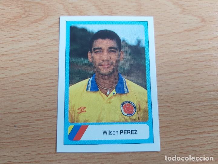 Football Stickers: CROMO FUTBOL MUNDIAL USA 94 EDICIONES ESTADIO 132.PEREZ-COLOMBIA-NUNCA PEGADO