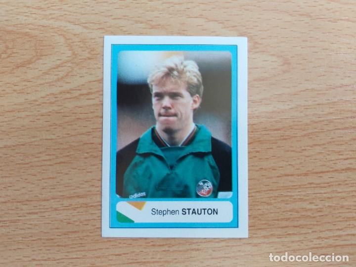 Cartes &agrave; collectionner de Football: CROMO FUTBOL MUNDIAL USA 94 EDICIONES ESTADIO 245.STAUTON-IRLANDA-NUNCA PEGADO