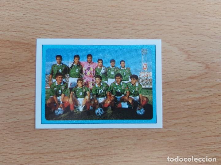 Cromos de f&uacute;tbol: CROMO FUTBOL MUNDIAL USA 94 EDICIONES ESTADIO 295.ALINEACION-MEXICO-NUNCA PEGADO