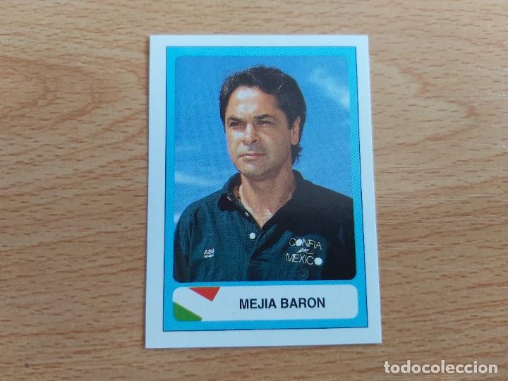 Football Stickers: CROMO FUTBOL MUNDIAL USA 94 EDICIONES ESTADIO 296.MEJIA BARON-MEXICO-NUNCA PEGADO