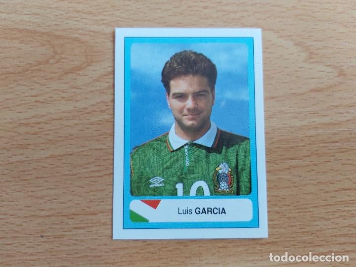 Cartes &agrave; collectionner de Football: CROMO FUTBOL MUNDIAL USA 94 EDICIONES ESTADIO 309.LUIS GARCIA-MEXICO-NUNCA PEGADO
