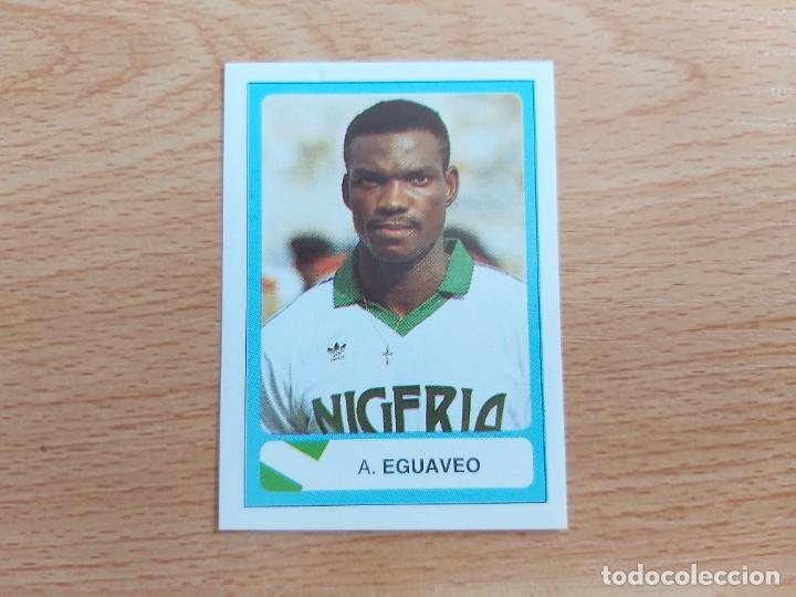 Football Stickers: CROMO FUTBOL MUNDIAL USA 94 EDICIONES ESTADIO 319.EGUAVEO-NIGERIA-NUNCA PEGADO