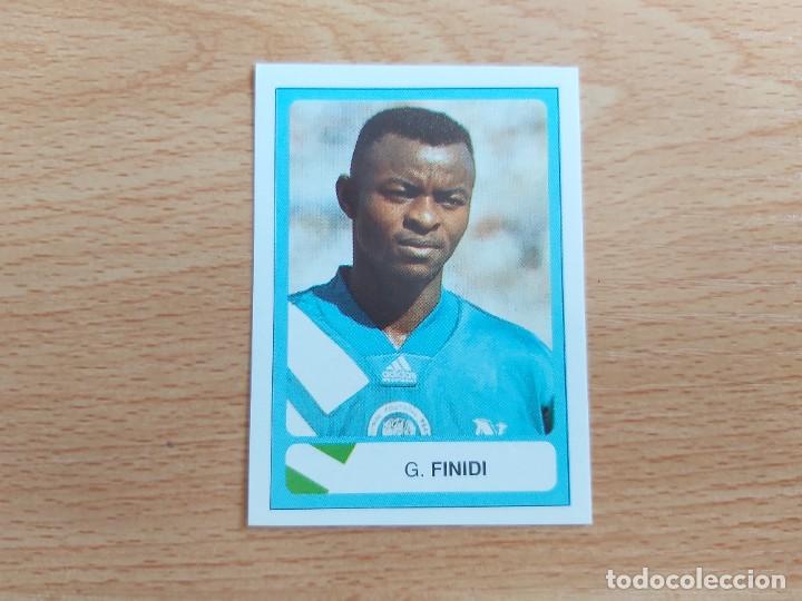Football Stickers: CROMO FUTBOL MUNDIAL USA 94 EDICIONES ESTADIO 325.FINIDI-NIGERIA-NUNCA PEGADO