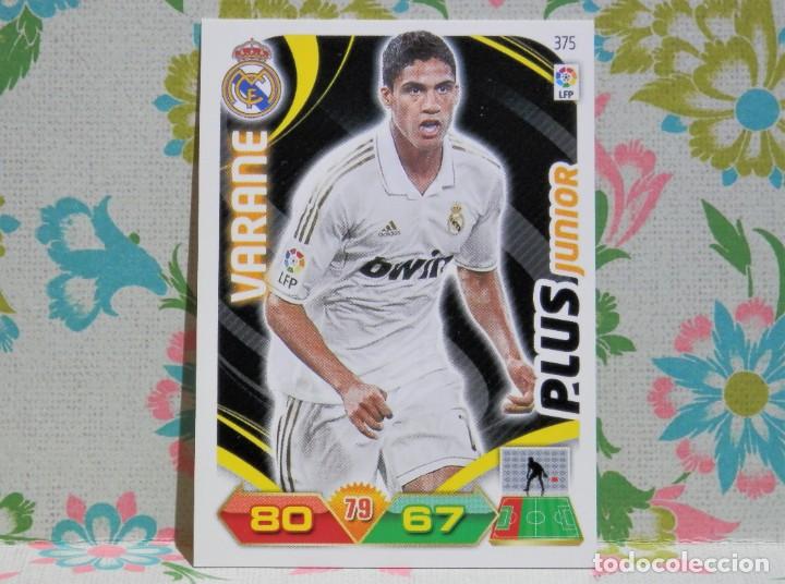 Cromos de f&uacute;tbol: adrenalyn 2011-12 .2011-2012. Plus j&uacute;nior. Varane. Nuevo - Foto 1