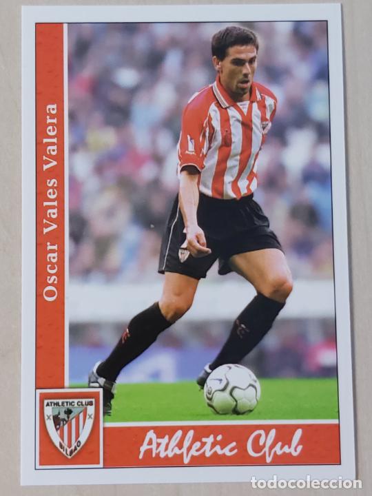 Fu&szlig;ball-Sticker: N&ordm; 539 OSCAR VALES - LAS FICHAS DE LA LIGA 2002 - MUNDICROMO - ULTIMO FICHAJE