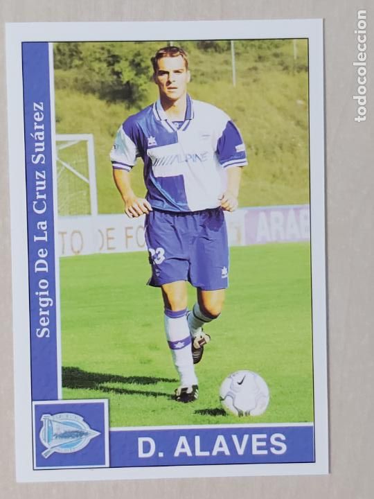 Cromos de F&uacute;tbol: N&ordm; 575 DE LA CRUZ - LAS FICHAS DE LA LIGA 2002 - MUNDICROMO - ULTIMO FICHAJE