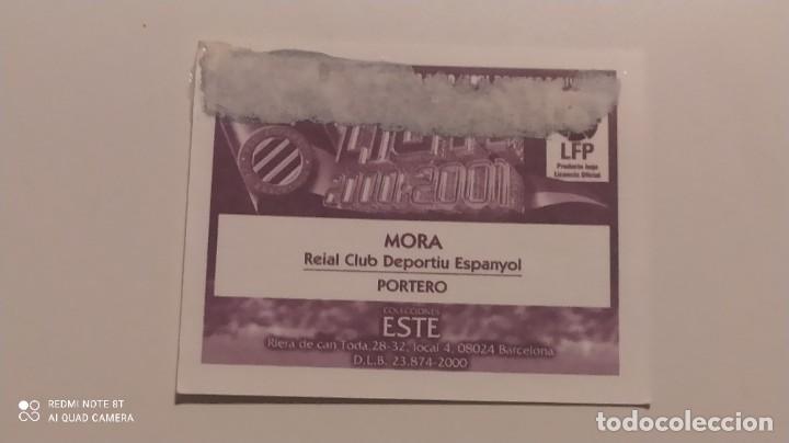 Cromos de f&uacute;tbol: MORA ESPA&Ntilde;OL ESTE 00 01 2000 2001 - Foto 2