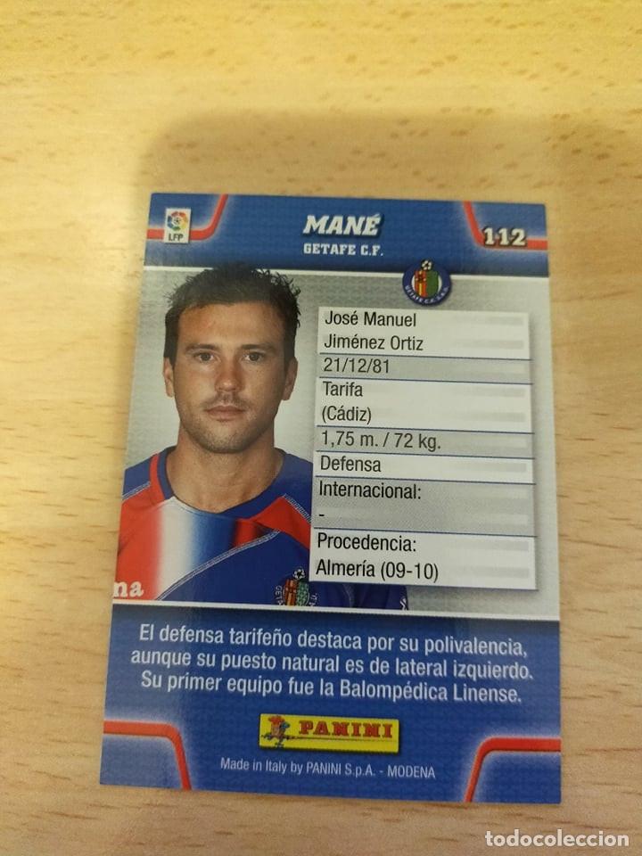 Cromos de f&uacute;tbol: Megacracks 10/11. 112- Man&eacute;. Getafe. - Foto 2