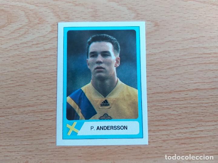 Football Stickers: CROMO FUTBOL MUNDIAL USA 94 EDICIONES ESTADIO 394.ANDERSSON-SUECIA-NUNCA PEGADO