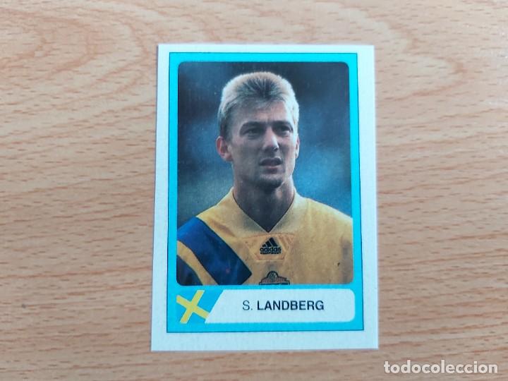 Cartes &agrave; collectionner de Football: CROMO FUTBOL MUNDIAL USA 94 EDICIONES ESTADIO 401.LANDBERG-SUECIA-NUNCA PEGADO