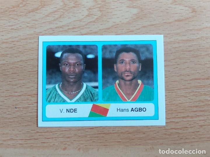 Cromos de f&uacute;tbol: CROMO FUTBOL MUNDIAL USA 94 EDICIONES ESTADIO 440.NDE/AGBO-CAMERUN-NUNCA PEGADO