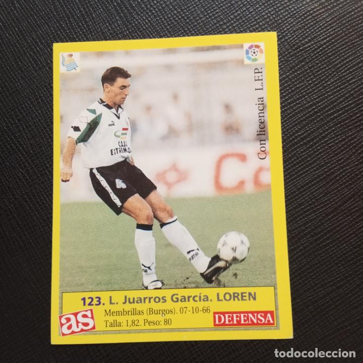 Fu&szlig;ball-Sticker: LOREN MERIDA AS 1995 1996 CROMO FUTBOL LIGA 95 96 - SIN PEGAR - 123 B