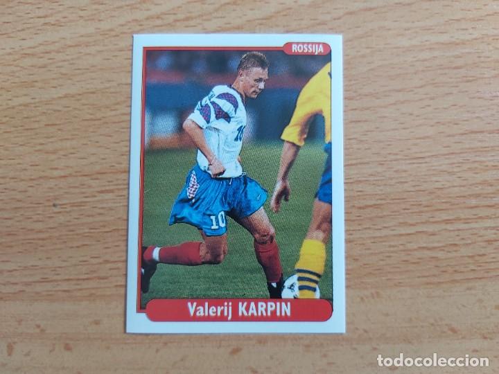 Cromos de F&uacute;tbol: CROMO FUTBOL EURO 96 INGLATERRA EDITORIAL DS 207.KARPIN-RUSIA-NUNCA PEGADO