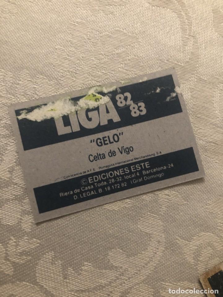 Cromos de f&uacute;tbol: GELO CELTA DE VIGO EDICIONES ESTE 82-83 - Foto 2