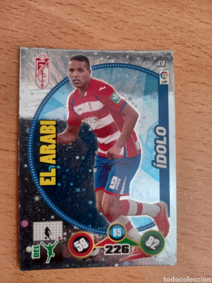 Fu&szlig;ball-Sticker: Panini Adrenalyn 2014 2015 14 15 418 El Arabi Granada &iacute;dolo