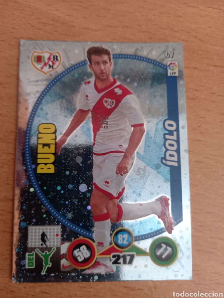 Figurine di Calcio: Panini Adrenalyn 2014 2015 14 15 426 Bueno Rayo Vallecano &iacute;dolo