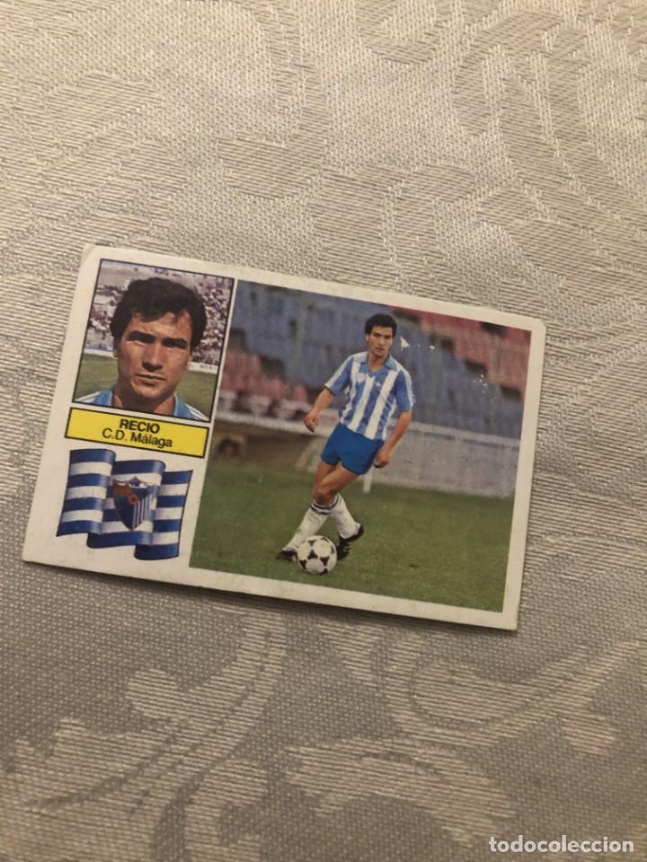Cromos de f&uacute;tbol: RECIO M&Aacute;LAGA EDICIONES ESTE 82-83 - Foto 1