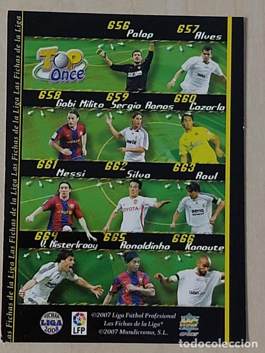 Fu&szlig;ball-Sticker: N&ordm; 655 INCE FICHAS + II - MUNDICROMO - LAS FICHAS DE LA LIGA 2008 -