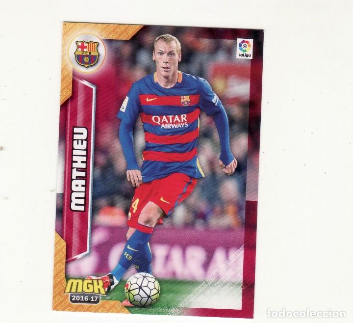 Cromos de f&uacute;tbol: MEGACRACKS 2016/2017 89 MATHIEU BARCELONA - Foto 1
