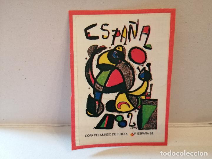 Cromos de f&uacute;tbol: antiguo cromo futbol mundial 82 panini numero 4 copa del mundo de futbol RECUPERADO