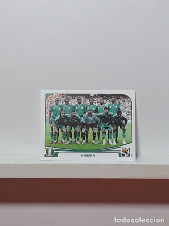 Cromos de f&uacute;tbol: MUNDIAL 2010 SOUTH AFRICA SUDAFRICA CROMO PANINI FUTBOL N 125 NIGERIA ALINEACION