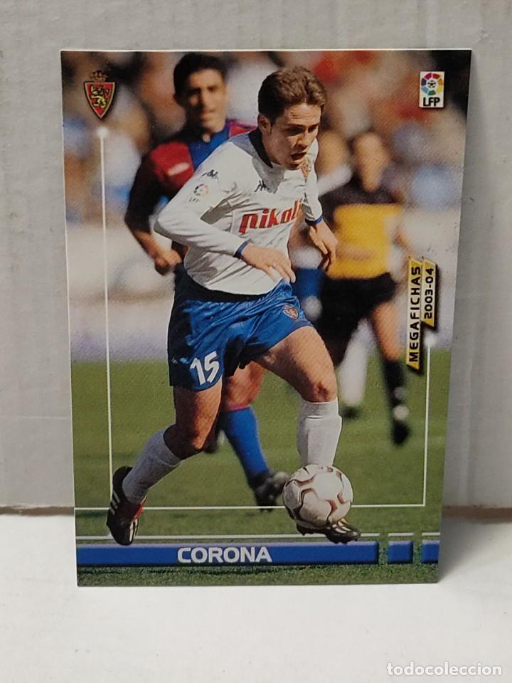 Figurine di Calcio: Cromo Megafichas temporada 2003/04 CORONA n&uacute;mero 355 Panini