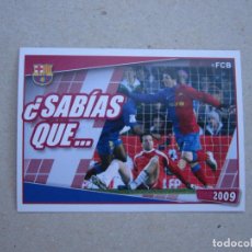 Cartes à collectionner de Football: PANINI COLECCION OFICIAL BARCELONA 2008 2009 Nº 174 SABIAS QUE MESSI 08 09 NUEVO. Lote 334328088