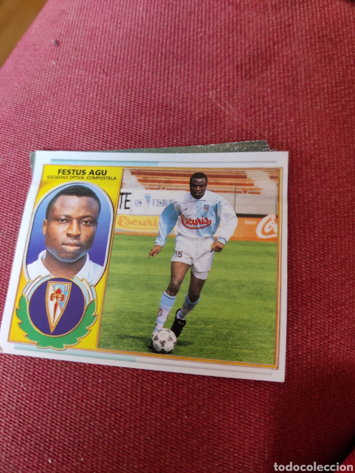 Football Stickers: Festus agu este 96 97 1996 1997 coloca