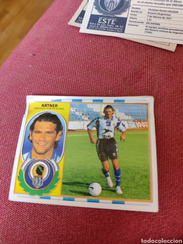 Football Stickers: Artner hercules este 96 97 1996 1997 coloca