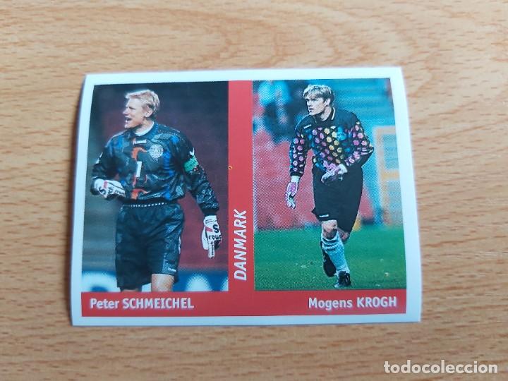 Cromos de F&uacute;tbol: CROMO FUTBOL MUNDIAL FRANCIA 98 EDITORIAL DS 115.SCHMEICHEL/KROGH-DINAMARCA-NUNCA PEGADO