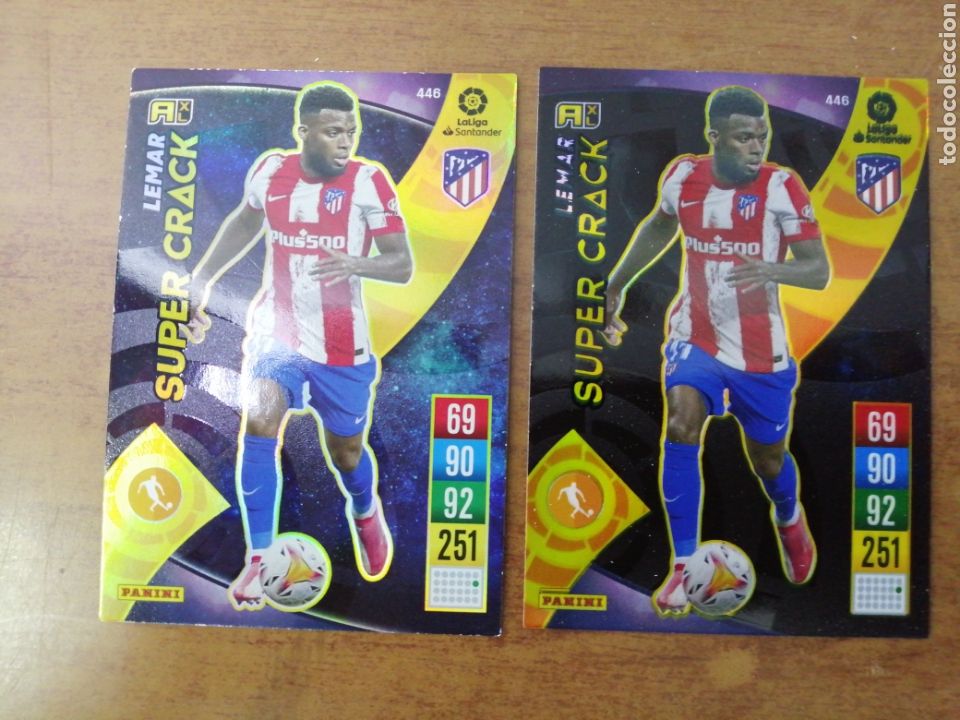 Cromos de Futebol: FALLO ERROR IMPRENTA DOBLES LETRAS LEMAR SUPERCRACK 446 ADRENALYN XL 2021 2022 21 22