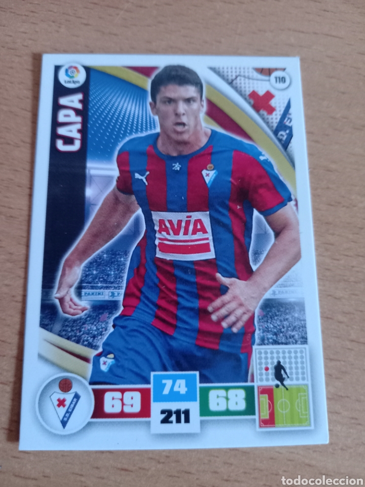 Cromos de f&uacute;tbol: Panini Adrenalyn 2015 2016 15 16 110 Capa Eibar - Foto 1