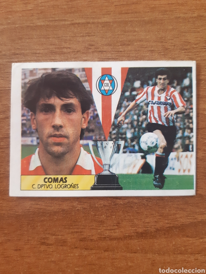 Cromos de f&uacute;tbol: Comas (Logro&ntilde;&eacute;s) liga 87-88 ESTE. Nunca pegado - Foto 1