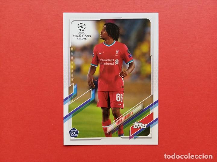 Cromos de Futebol: ROOKIE LAROUCI LIVERPOOL Topps CHROME JAPON Champions League 2020 2021 20 21 .