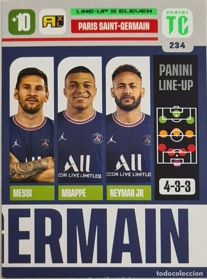 Cromos de f&uacute;tbol: CARTA CROMO ADRENALYN XL PANINI TOP CLASS 2022 22 LEO MESSI MBAPPE NEYMAR 234 PAR&Iacute;S SAINT GERM&Aacute;N