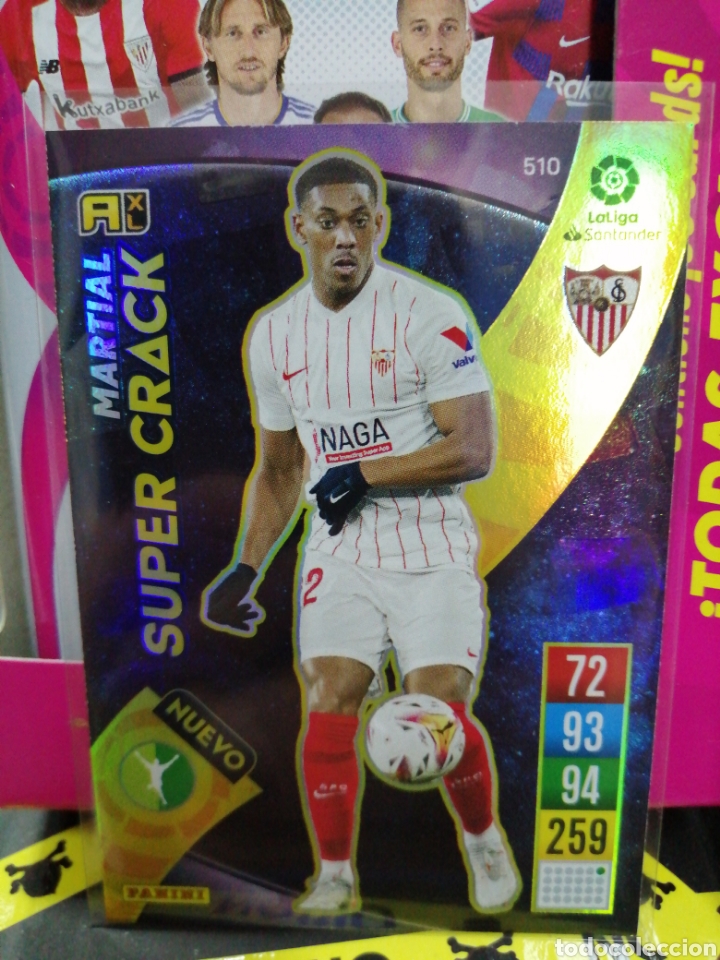Cartes &agrave; collectionner de Football: 510 MARTIAL NUEVO SUPER CRACK SEVILLA ADRENALYN 2021 2022 21 22
