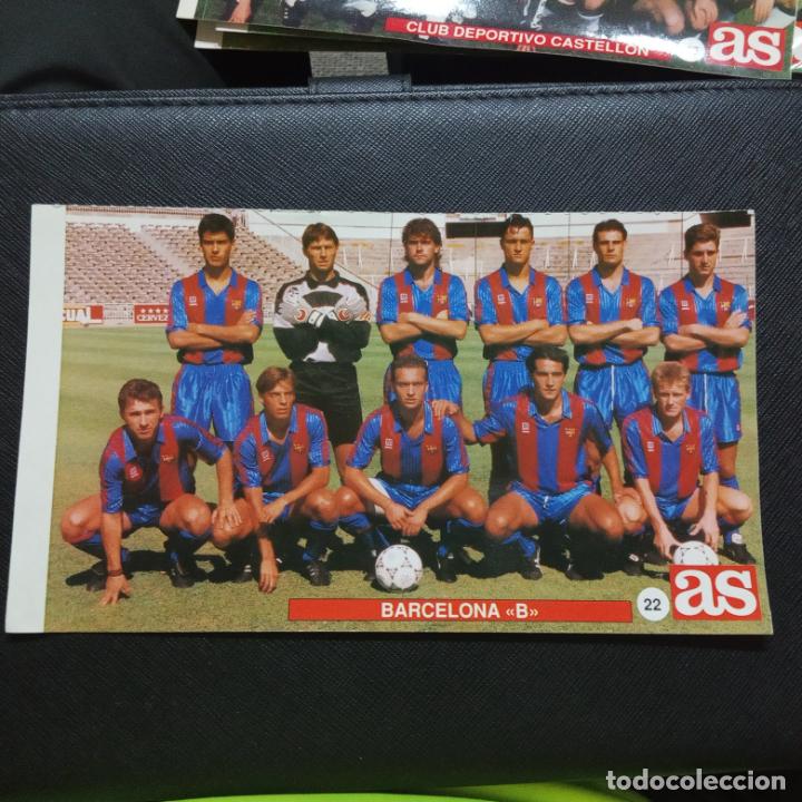 Cromos de f&uacute;tbol: BARCELONA B GUARDIOLA ROOKIE ALINEACION AS 91 92 CROMOS 1991 1992 FUTBOL LIGA - SIN PEGAR - 22
