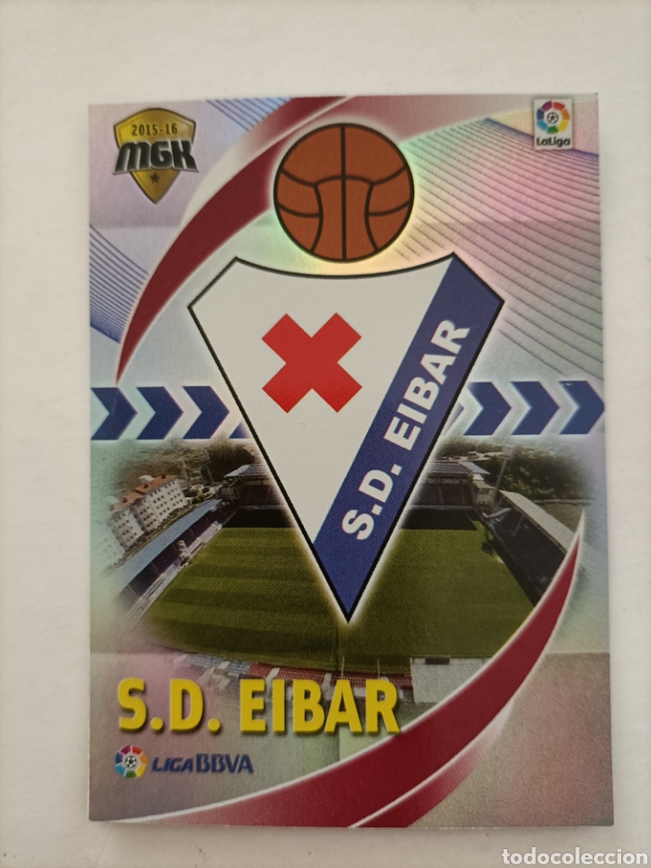 Cromos de f&uacute;tbol: Escudo Eibar. Megacracks 2015/16 - Foto 1