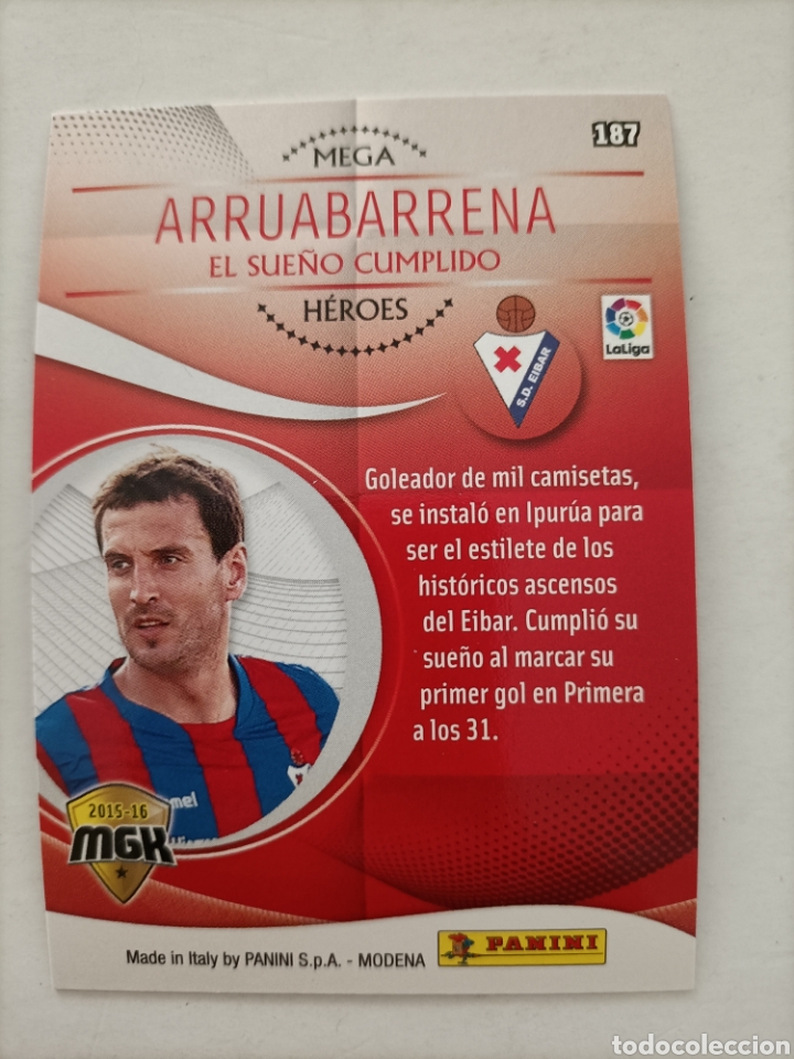 Cromos de f&uacute;tbol: Arruabarrena. Eibar. Megacracks 2015/16 - Foto 2