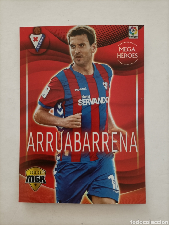 Cromos de f&uacute;tbol: Arruabarrena. Eibar. Megacracks 2015/16 - Foto 1