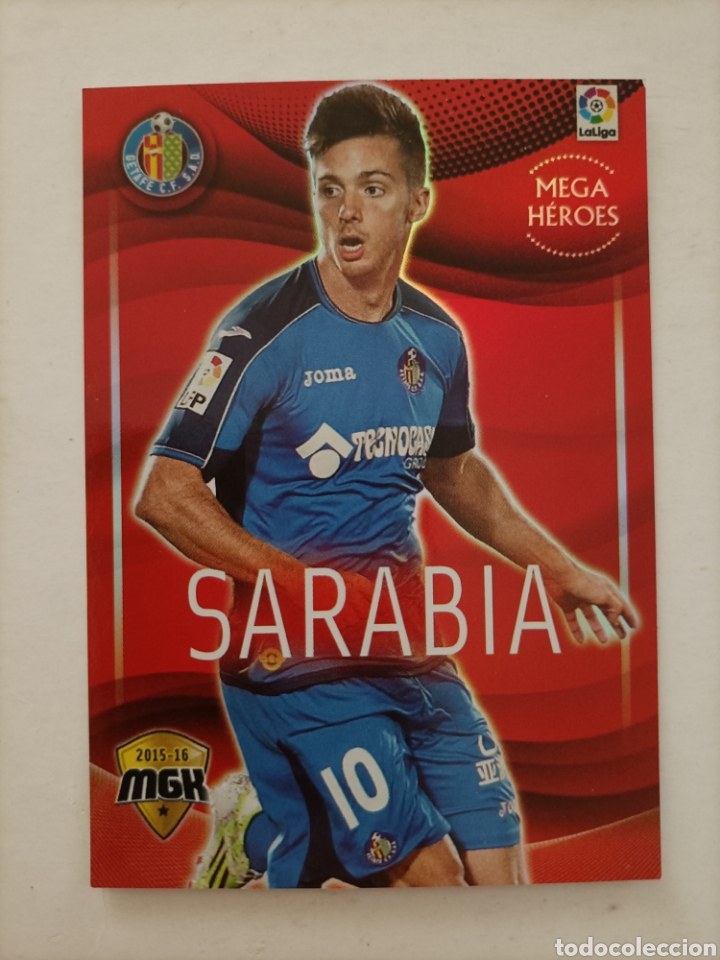Cromos de f&uacute;tbol: Sarabia. Getafe. Megacracks 2015/16 - Foto 1