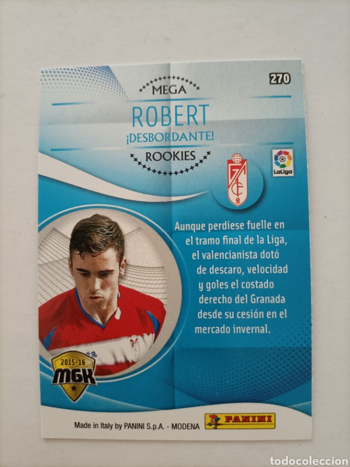 Cromos de f&uacute;tbol: Robert. Granada. Megacracks 2015/16 - Foto 2