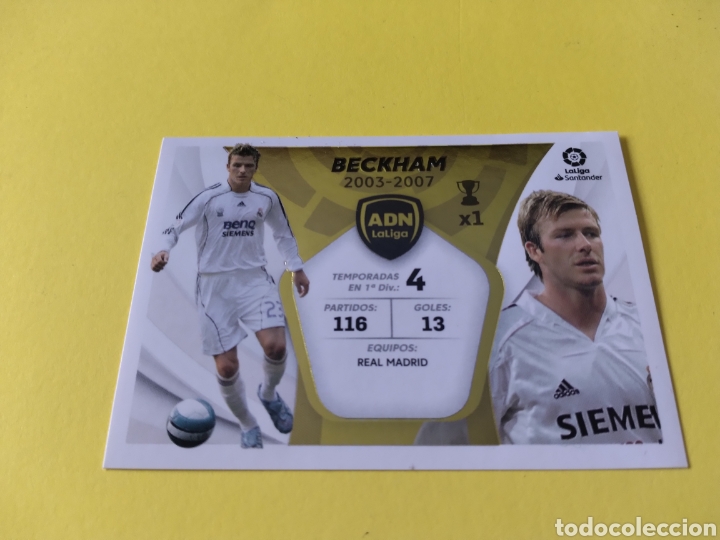 Cromos de f&uacute;tbol: Beckham ADN La liga Este 21-22 - Foto 2
