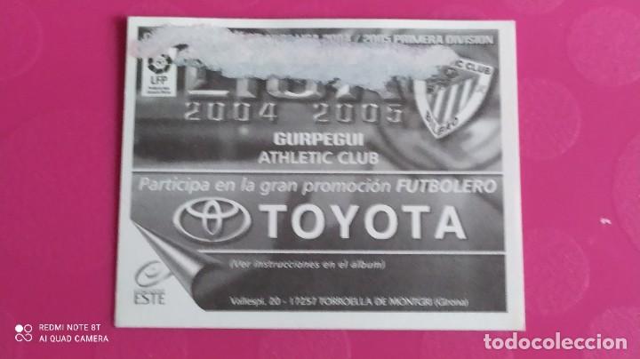 Cromos de f&uacute;tbol: GURPEGUI ATHLETIC BILBAO ESTE 04 05 2004 2005 - Foto 2