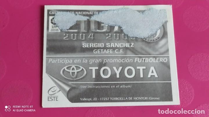 Cromos de f&uacute;tbol: SERGIO SANCHEZ GETAFE ESTE 04 05 2004 2005 - Foto 2